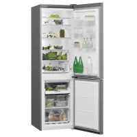 Frigider Whirlpool W7 911O OX cu congelator jos 368 l / 201 cm / Inox photo 4
