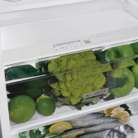 Frigider Whirlpool W7 911O OX cu congelator jos 368 l / 201 cm / Inox photo 6