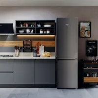 Frigider Hotpoint-Ariston HAFC9 TO32SK cu congelator jos 367 l / 202.7 cm / Black photo 9