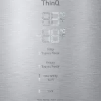 Frigider LG GW-B509PSAP cu congelator jos 384 l / 203 cm / Inox photo 5