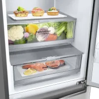 Frigider LG GW-B509PSAP cu congelator jos 384 l / 203 cm / Inox photo 7