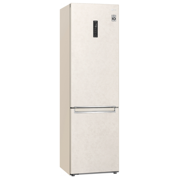 Frigider LG GW-B509SEUM cu congelator jos 384 l / 203 cm / Beige photo 2