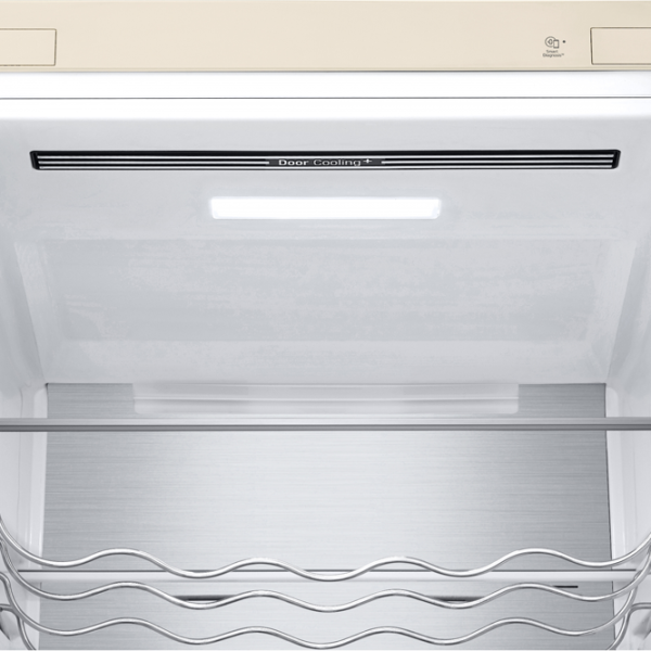 Frigider LG GW-B509SEUM cu congelator jos 384 l / 203 cm / Beige photo 9