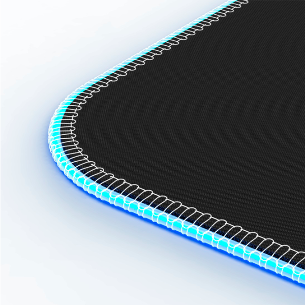 Covoraș pentru mouse Hama Lethality 200 Illuminated Blue Black photo 2
