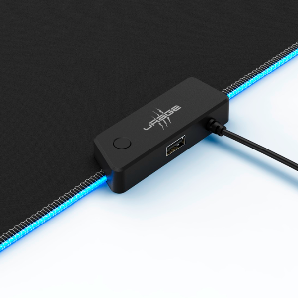 Covoraș pentru mouse Hama Lethality 200 Illuminated Blue Black photo 4