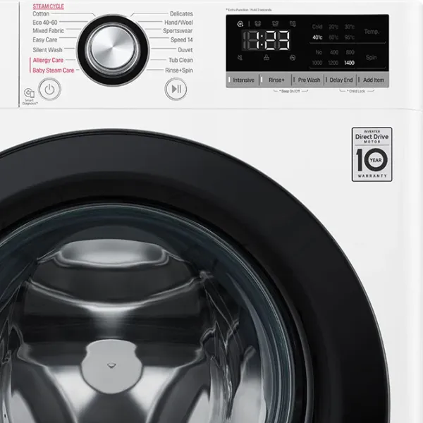 Mașină de spălat LG F4WV310S6E 10.5 kg / 1400 rpm / White photo 8 Mașină de spălat LG F4WV310S6E 10.5 kg / 1400 rpm / White photo 8