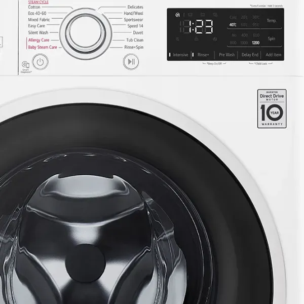 Mașină de spălat LG F2WV3S7AIDD 7 kg / 1200 rpm / White photo 8
