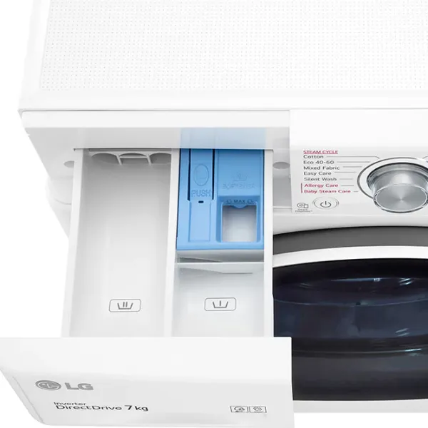 Mașină de spălat LG F2WV3S7S0E 7 kg / 1200 rpm / White photo 9