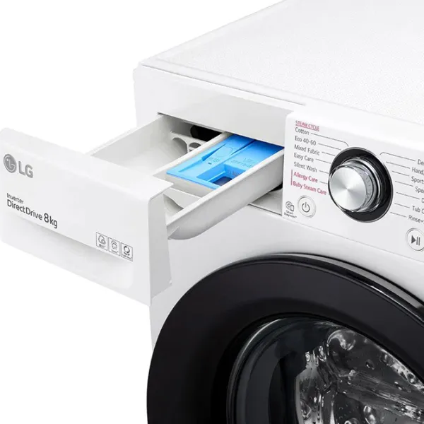 Mașină de spălat LG F4WV308S6U 8 kg / 1400 rpm / White photo 5 Mașină de spălat LG F4WV308S6U 8 kg / 1400 rpm / White photo 5