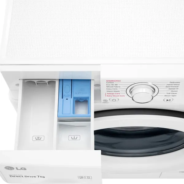 Mașină de spălat LG F2WV3S7S3E 7 kg / 1200 rpm / White photo 9