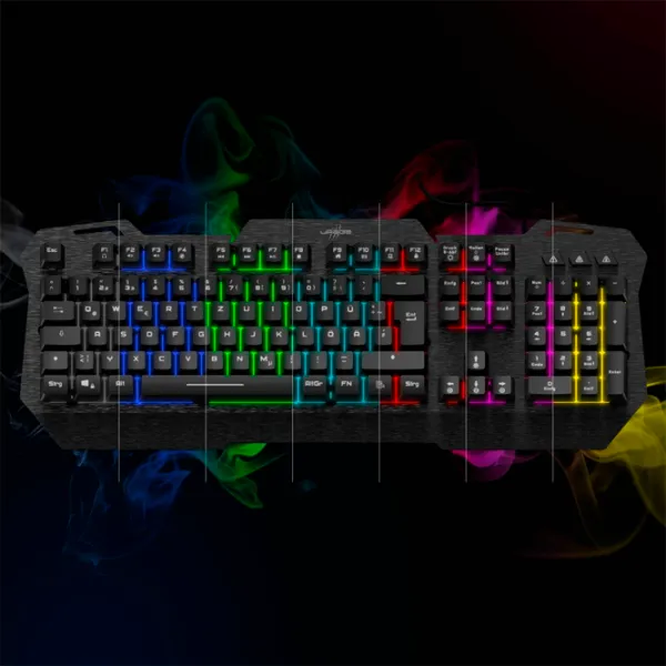 Клавиатура Hama Exodus 450 Metal Проводная/ Черный photo 4 Клавиатура Hama Exodus 450 Metal Проводная/ Черный photo 4