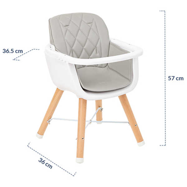 Scaun de masă Kikka Boo Woody (31004010130) Crescător/ 6 luni / Black  photo 7 Scaun de masă Kikka Boo Woody (31004010130) Crescător/ 6 luni / Black  photo 7