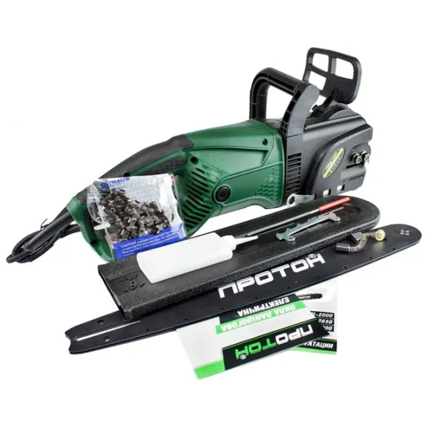 Fierăstrău cu lanţ Proton ПЦ-3000 Electrică/ Green photo 7