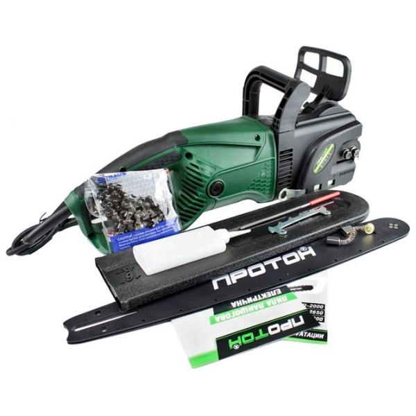 Fierăstrău cu lanţ Proton ПЦ-3000 Electrică/ Green photo 7