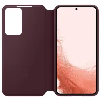 Чехол для смартфона Samsung Galaxy S22 Samsung/ Smart Clear View/ Пластик/ Бордовый Cherry photo 3