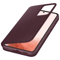 Чехол для смартфона Samsung Galaxy S22 Samsung/ Smart Clear View/ Пластик/ Бордовый Cherry photo 4