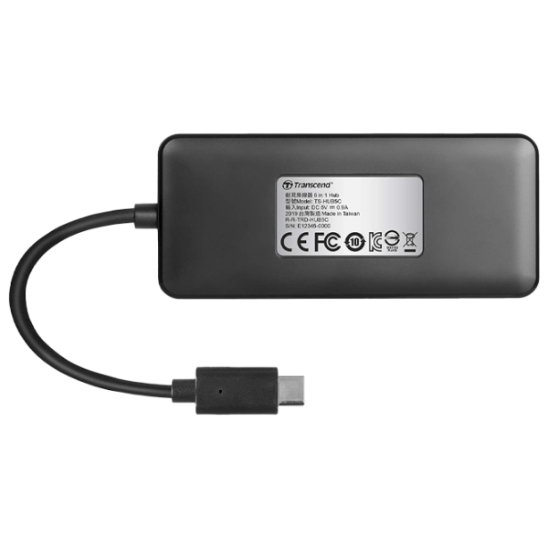 Adapter Transcend TS-HUB5C USB Type-C/ Black photo 5 Adapter Transcend TS-HUB5C USB Type-C/ Black photo 5