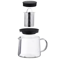 Infuzor Ardesto Black Mars AR0710FP 1 l 1 l/ Transparent photo 2