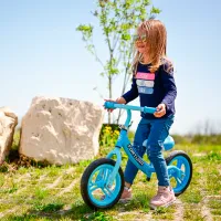 Bicicletă fără pedale Lorelli FORTUNA 12" Metal/ Blue Black photo 5