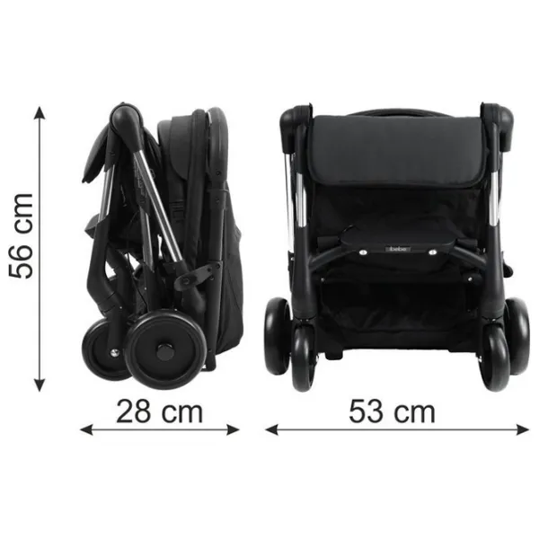 Детская коляска ibebe mini mi2 istop 42723/ Черный photo 8