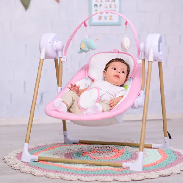 Leagăn pentru bebeluși Lorelli Twinkle (10090080003) 9 kg/ Pink photo 7