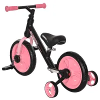 Bicicletă fără pedale Lorelli ENERGY 2in1 11" Metal/ Pink Black photo 3