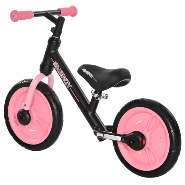 Bicicletă fără pedale Lorelli ENERGY 2in1 11" Metal/ Pink Black photo 6 Bicicletă fără pedale Lorelli ENERGY 2in1 11" Metal/ Pink Black photo 6
