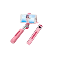 Selfie Stick Hoco K1 Mini-Jack 3.5 mm/ Pink photo 2