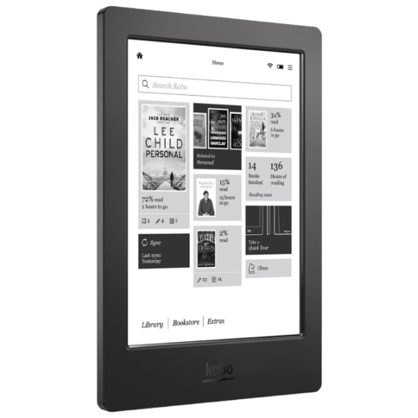 Carte electronică Kobo Aura H2O 6.8"/ E-Ink Carta HD/ 4 GB/ Black photo 2
