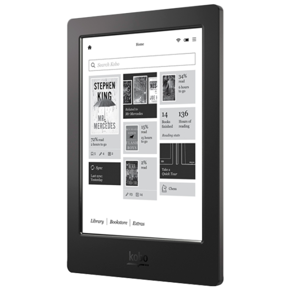 Carte electronică Kobo Aura H2O 6.8"/ E-Ink Carta HD/ 4 GB/ Black photo 3