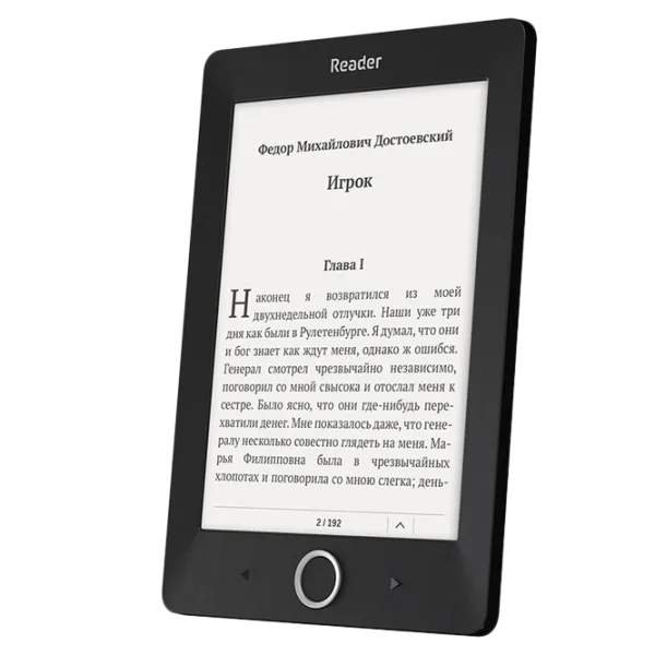 eReaders Pocketbook Reader Book 1 6"/ E-Ink Pearl HD/ 4 GB/ Black photo 2