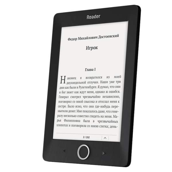 eReaders Pocketbook Reader Book 1 6"/ E-Ink Pearl HD/ 4 GB/ Black photo 2