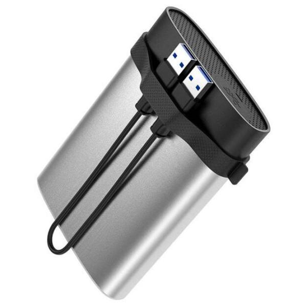 Внешний HDD HDD Transcend Armor A85 1 ТБ SP010TBPHDA85S3S/ Серебристый photo 3
