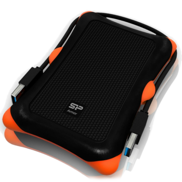 Внешний HDD Silicon Power Armor A30 2 ТБ 2.5"/ Оранжевый Черный photo 2