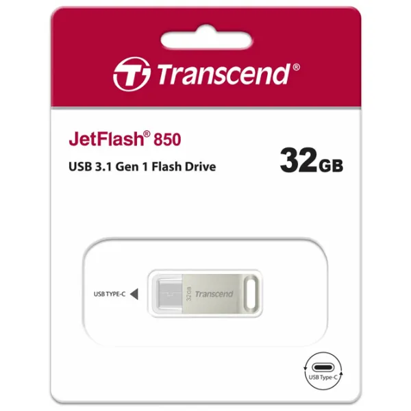 Transcend JetFlash 890 32 ГБ Серебристый photo 10