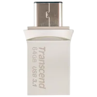 Transcend JetFlash 890 64 GB Silver photo 2