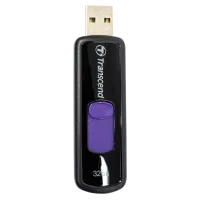 Transcend JetFlash 500 32 GB Black photo 2