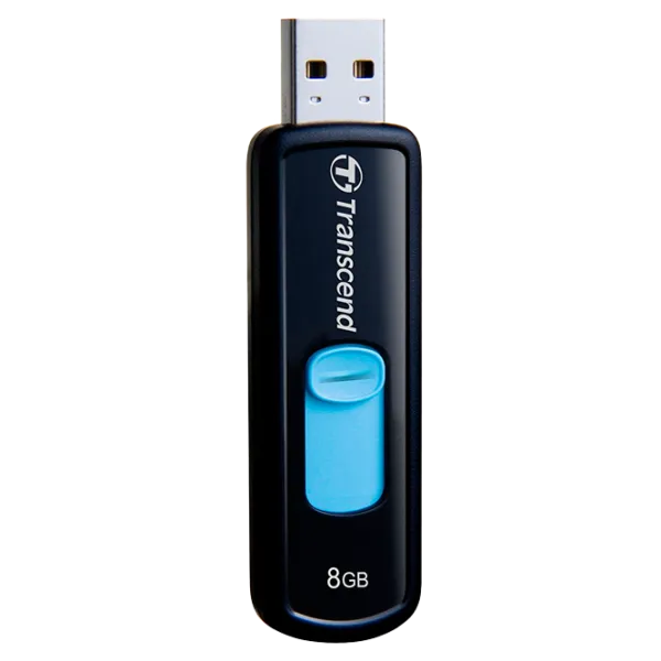 Transcend JetFlash 500 8 GB Black photo 2