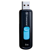 Transcend JetFlash 500 8 GB Black photo 2