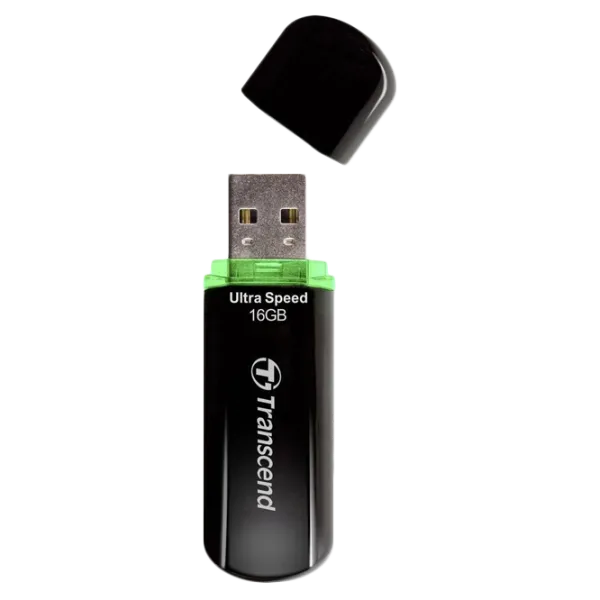 Transcend JetFlash 600 16 GB Black photo 2