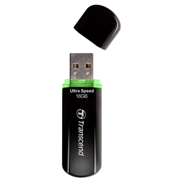 Transcend JetFlash 600 16 GB Black photo 2