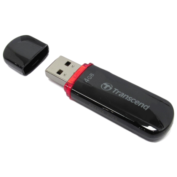 Transcend JetFlash 600 4 GB Black photo 2