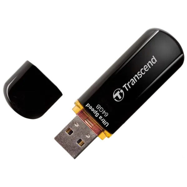 Transcend JetFlash 600 64 GB Black photo 2