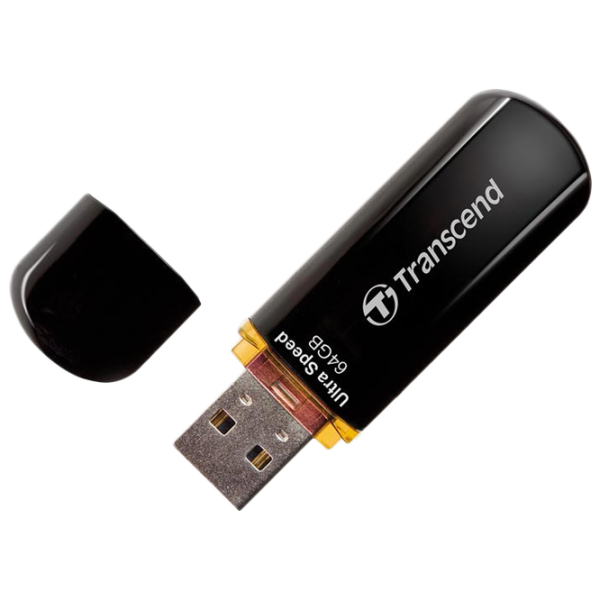 Transcend JetFlash 600 64 GB Black photo 2
