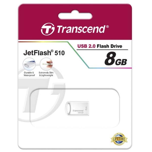 Transcend JetFlash 510 8 GB Silver photo 4