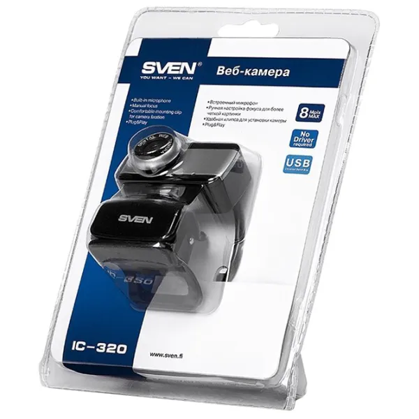 Web Camera Sven IC-320 0.3 MP/ Black photo 5