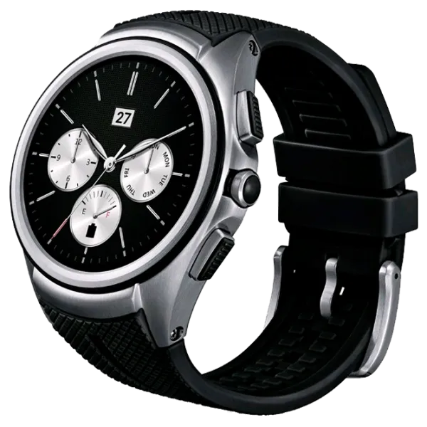 Умные часы LG W200 G Watch 2 1.38"/ Серебристый Черный photo 2