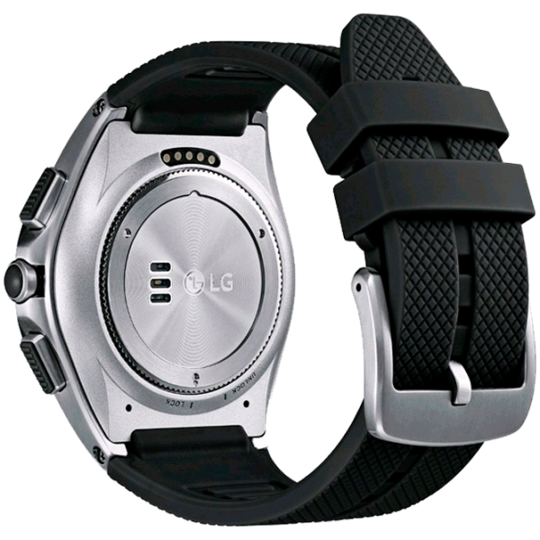 Умные часы LG W200 G Watch 2 1.38"/ Серебристый Черный photo 3