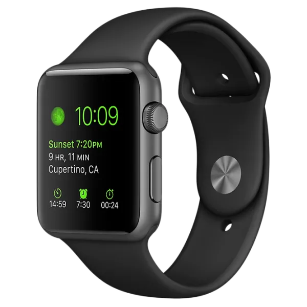 Умные часы Apple Watch Series 1 1.65"/ Серый photo 2 Умные часы Apple Watch Series 1 1.65"/ Серый photo 2
