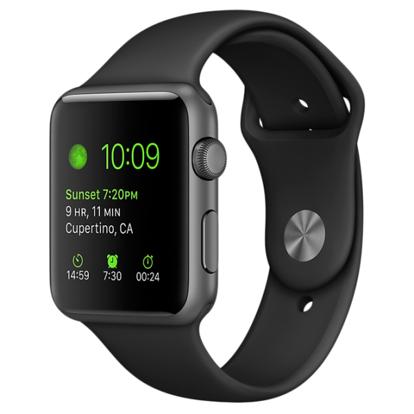 Умные часы Apple Watch Series 1 1.65"/ Серый photo 2 Умные часы Apple Watch Series 1 1.65"/ Серый photo 2